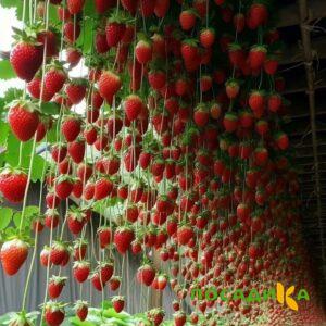 Клубника ампельная Анастасия купить по цене от 370р. в интернет-магазине «Посадика» с доставкой почтой в в Железнодорожныйе и по всей России – [изображение №1].